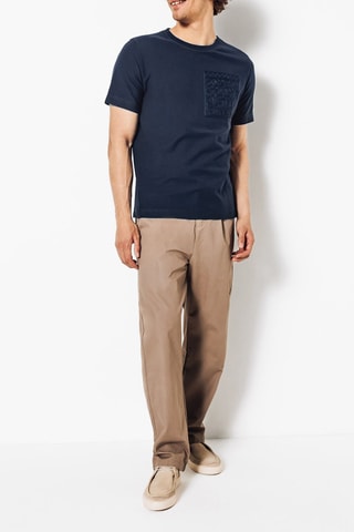 T-shirt regular - Nachtblauw