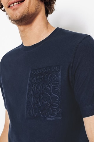 T-shirt regular - Nachtblauw