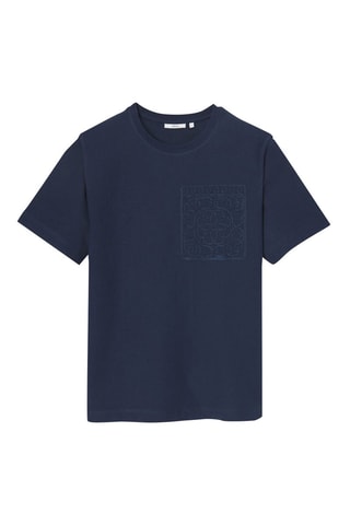T-shirt regular - Nachtblauw