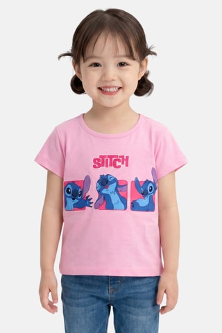 Camiseta Stitch Lilo y Stitch Disney - Rosa