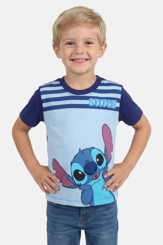 Camiseta Stitch Lilo y Stitch Disney - Azul marino