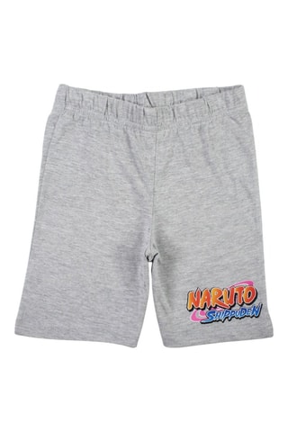 Camiseta y short Naruto Shippuden - Gris - Azul, amarillo y naranja