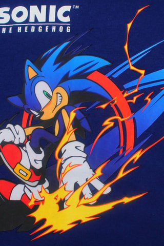 Camiseta Sonic - Azul marino