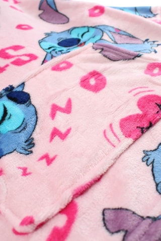 Poncho con capucha Lilo y Stitch Disney - Rosa
