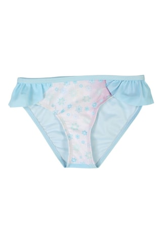 Bikini Anna y Elsa Frozen Disney - Celeste - Blanco, azul y rosa