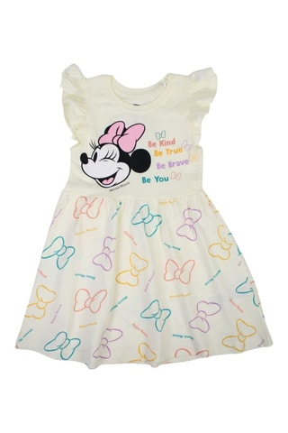 Vestido Minnie Disney - Beige - Beige, azul y rosa