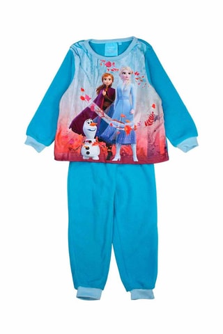 Pijama polar Frozen Disney - Azul - Azul