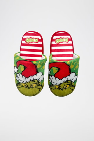 Zapatillas de casa El Grinch  - Blanco, rojo y verde