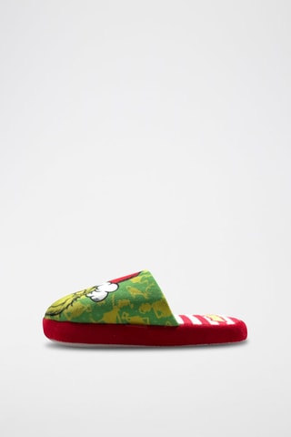 Zapatillas de casa El Grinch  - Blanco, rojo y verde
