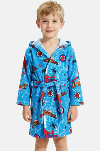 Accappatoio con cappuccio Spider-Man Avengers Marvel - Blu