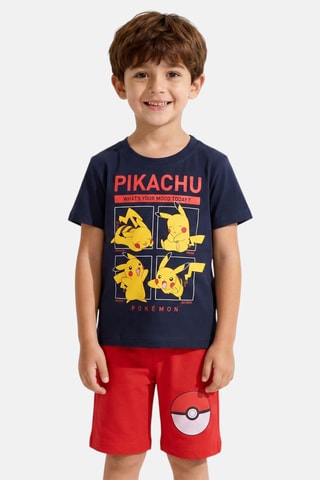 Camiseta Pikachu Pokémon - Negro