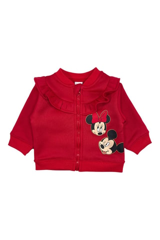 Sudadera y pantalón polares Minnie y Mickey Disney  - Negro, rojo y amarillo