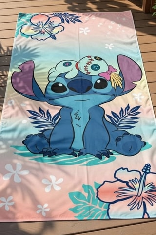 Asciugamano Lilo e Stitch Disney - Blu