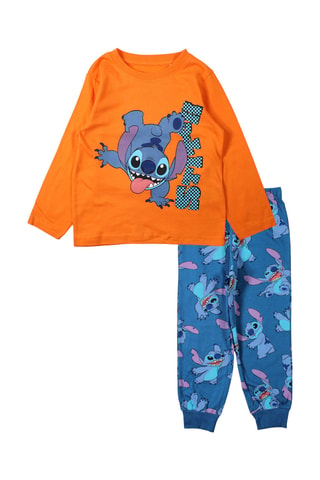 Pijama Stitch Lilo y Stitch Disney  - Azul y naranja