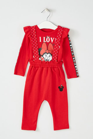 Camiseta y pantalón Minnie Disney  - Rojo