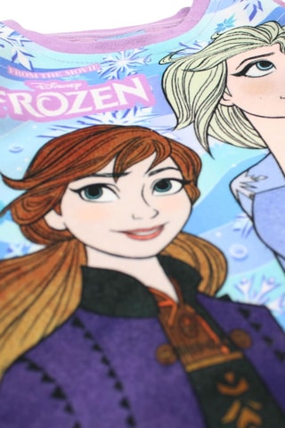 Pijama polar Elsa e Anna Frozen Disney - Malva - Violeta