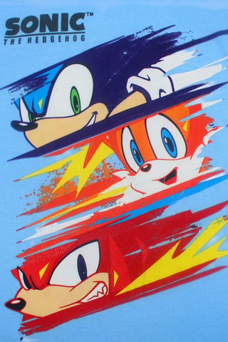 Camiseta Sonic - Azul