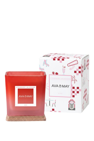 Geurkaars "Strawberry Milkshake Gourmand" - 200 g