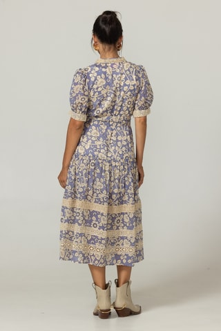 Robe et ceinture - Bleu