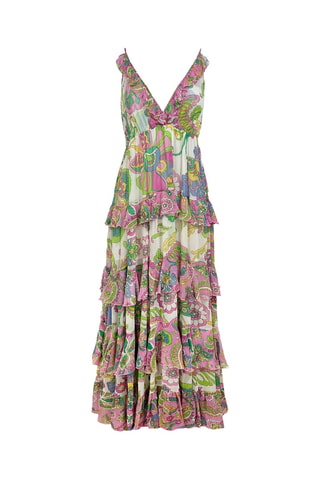 Robe longue Colombian Dreams - Vert