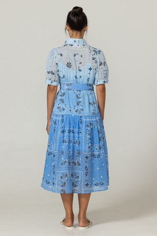 Robe chemise - Bleu