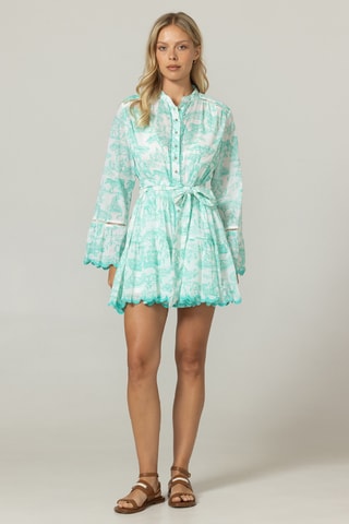 Robe chemise - Bleu