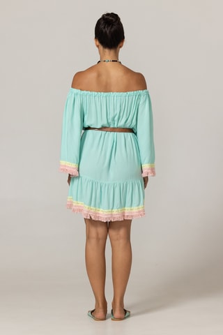 Robe courte - Bleu