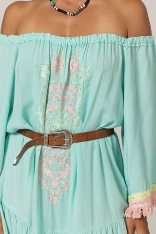 Robe courte - Bleu