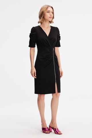 Vestido de tubo - Negro