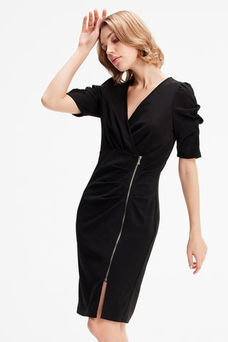 Vestido de tubo - Negro