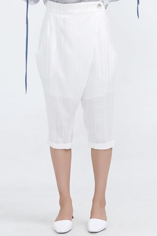 Pantaloni capri - Bianco