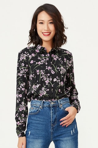 Camisa loose - Negro