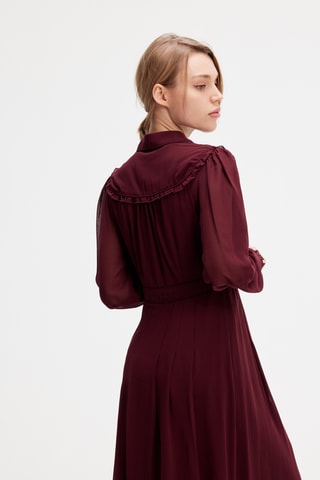 Abito midi - Marrone