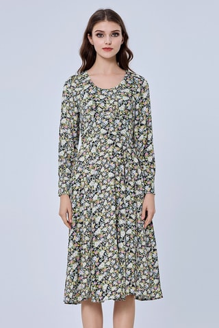 Vestido midi - Blanco