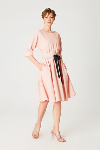 Vestido midi - Naranja
