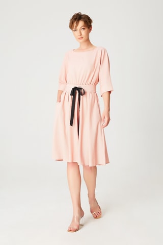 Vestido midi - Naranja