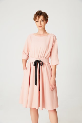 Vestido midi - Naranja