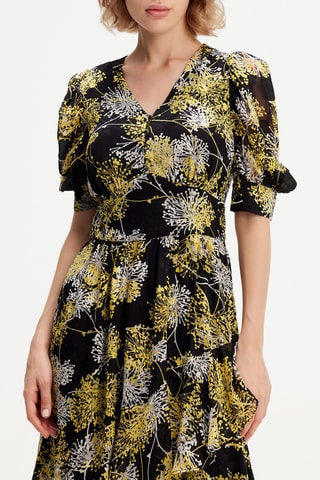 Vestido midi - Negro