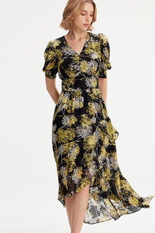 Vestido midi - Negro