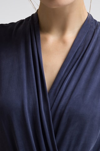Abito con volant - Blu