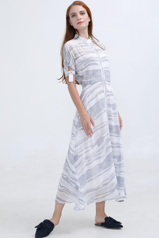 Vestido camisero - Blanco