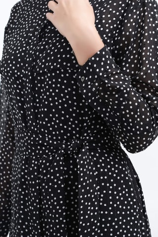 Vestido camisero - Negro
