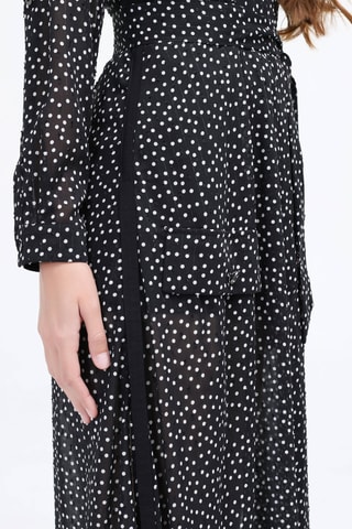 Vestido camisero - Negro