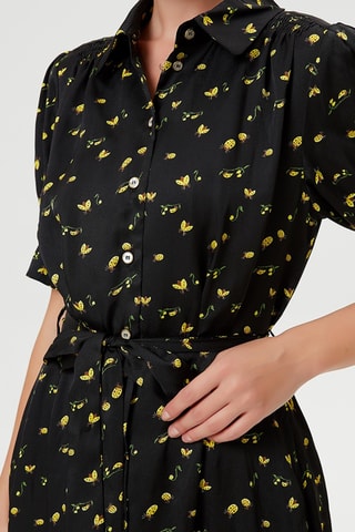 Abito a camicia - Nero