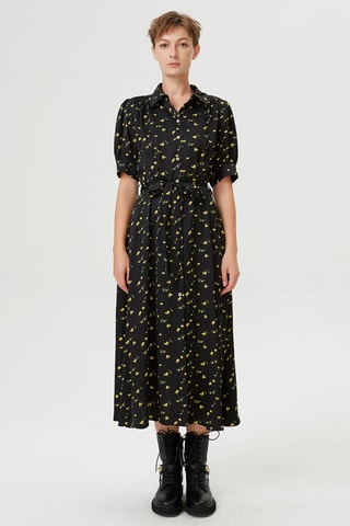 Abito a camicia - Nero