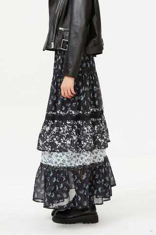 Falda larga - Negro