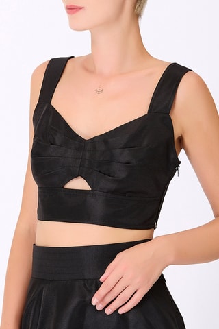 Crop top - Negro