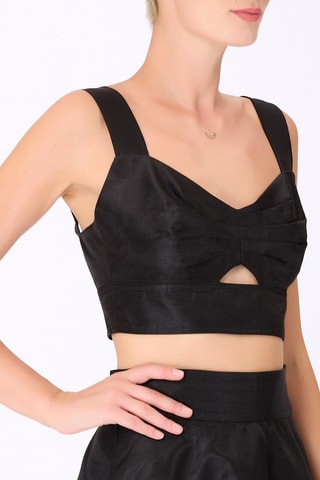 Crop top - Negro
