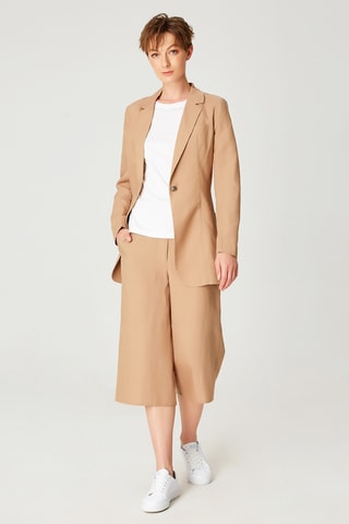 Blazer de lino - Beige
