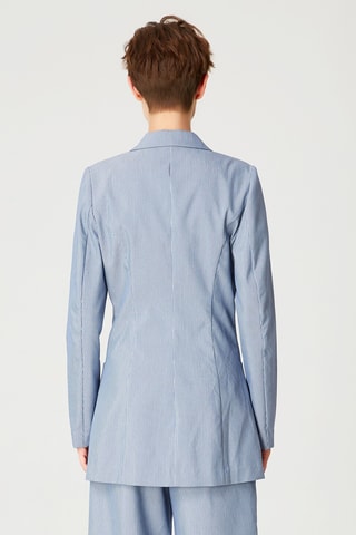 Blazer de lino - Azul